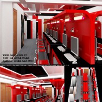 Thiết kế cửa hàng Game Club - Cổ Nhuế